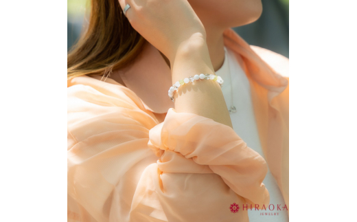 ご縁結びパワーストーンブレスレット(縁結び01)･6mm玉 (19.2cm)