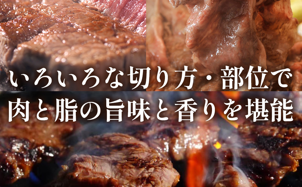 知床牛堪能(焼肉・すき焼き・ステーキ3種)セット全3回 OSG010