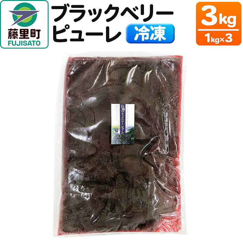 【ふるさと納税】ブラックベリーピューレ 3kg フルーツ 果物