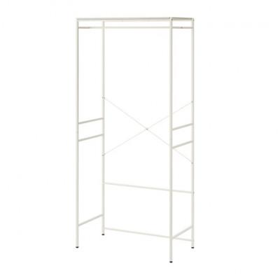 ふるさと納税 大河原町 チェスト上ハンガーラック  幅約84.7cm ホワイト  アイリスオーヤマ[53753081]