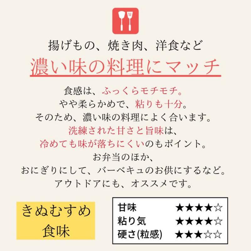 令和7年産 お米 3kg×1袋 きぬむすめ 特A 精米 白米 ライス 単一原料米 検査米 岡山県 ご飯 主食