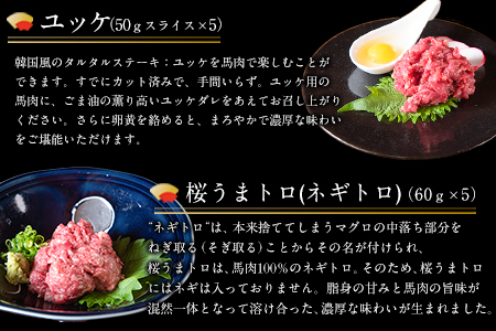 馬刺し スライスセット 950g |馬刺
