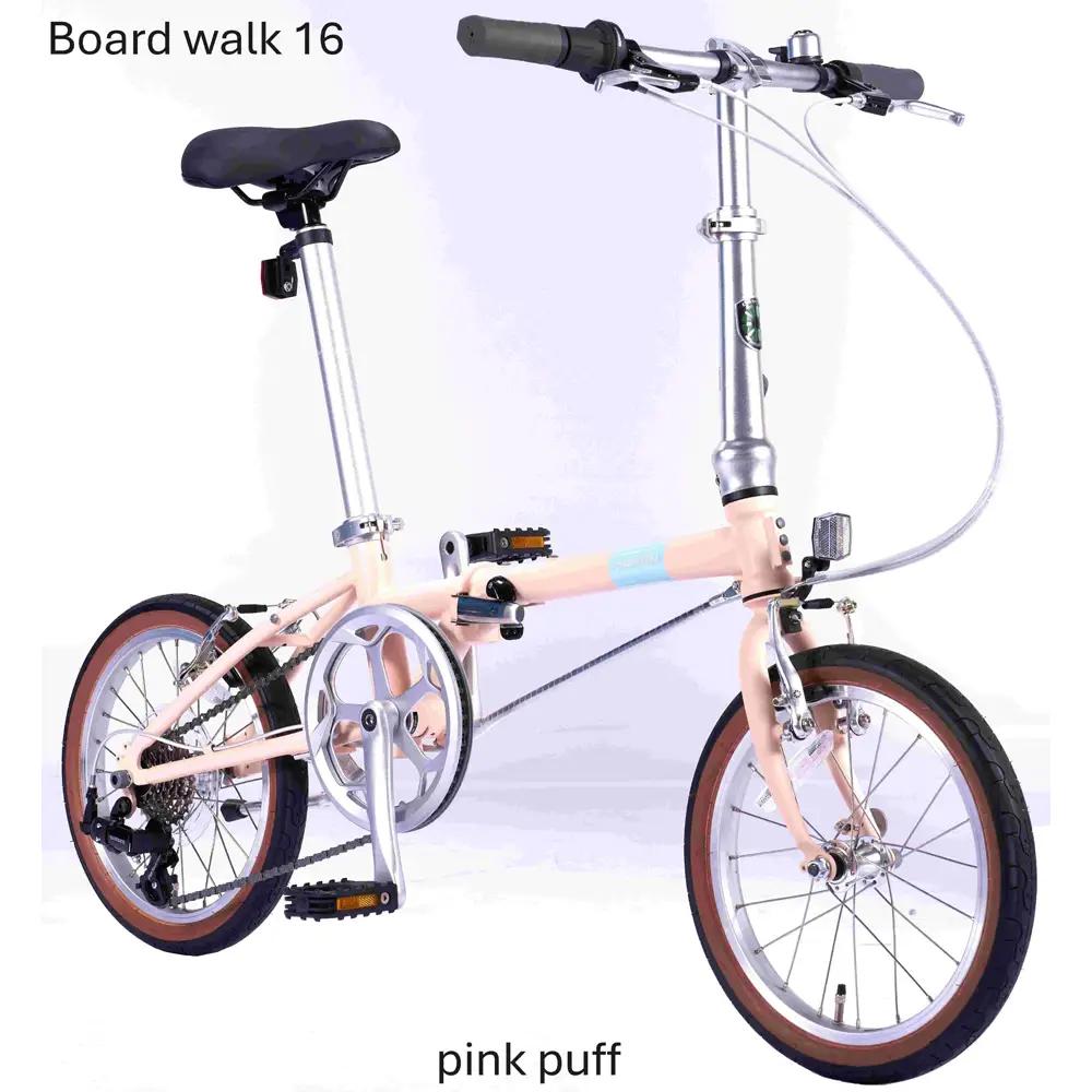 DAHON Boardwalk 16 Pink Puff 送料無料 全国配送離島含│自転車 完成品 組み立て不要 折りたたみ自転車 武田産業