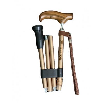 ふるさと納税 大田区 4つ折伸縮杖　ラクーンステッキ　品番:OMST16-GD-Z |  | 01