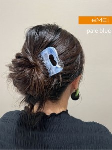 アクリル製 ヘアコーム pale blue（ペールブルー） ヘアアクセサリー eME　tayu