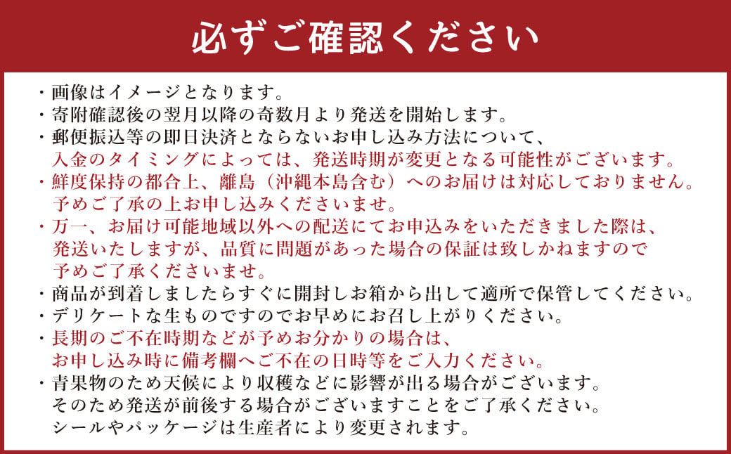 【年6回定期便】熊本県産フルーツA(奇数月発送)