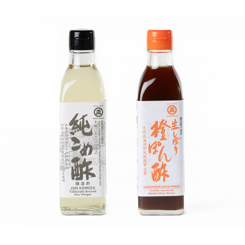 純こめ酢・生しぼり橙ぽん酢 2本入セット［SJ14］