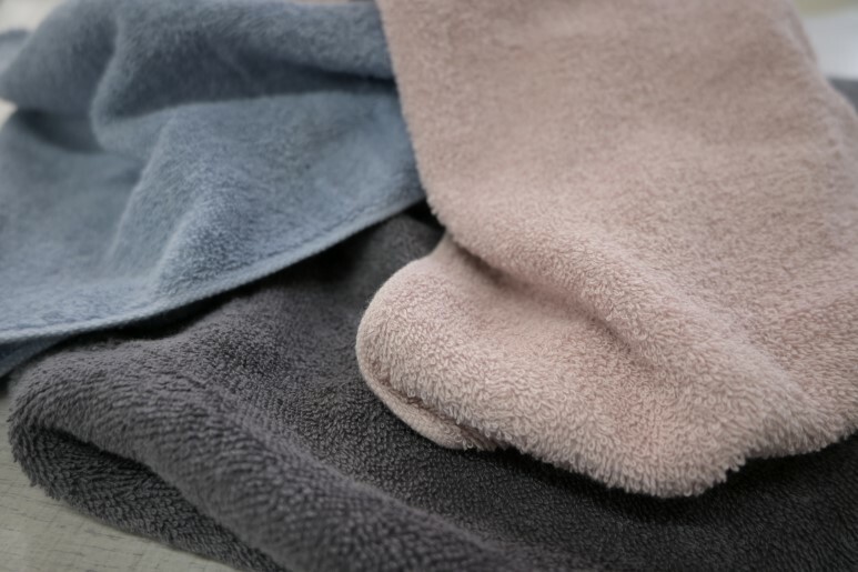 スリムバスタオル 6枚（チャコールグレー）泉州タオル フェイスタオル 以上 バスタオル 未満 G993_イメージ3