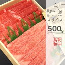 【ふるさと納税】鳥取和牛肩ロース・モモスライスセット 計500g 鳥取県産 ご当地ファーム大山望 MK3 0994