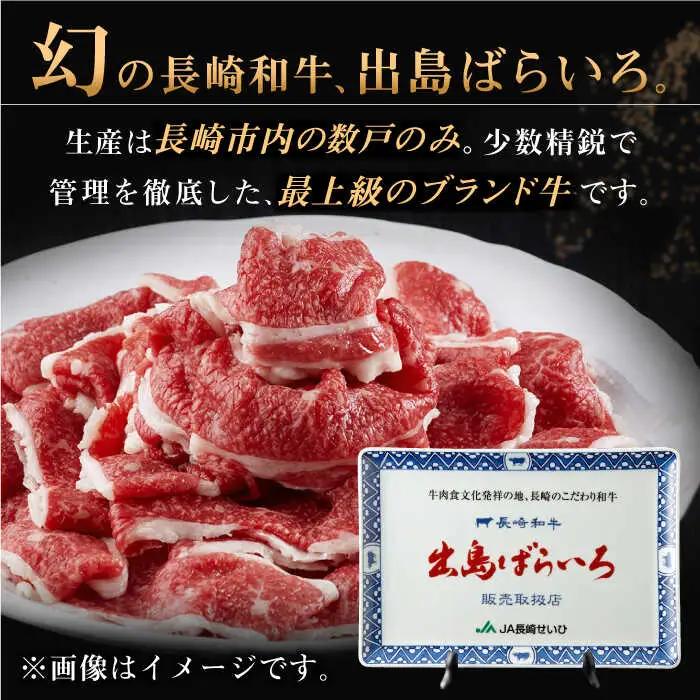 【全6回定期便】長崎和牛 出島ばらいろ 特選焼肉 セット （ロース カルビ カタロース モモ のいずれか2種類）約300g×2 【合同会社肉のマルシン】[QBN053]