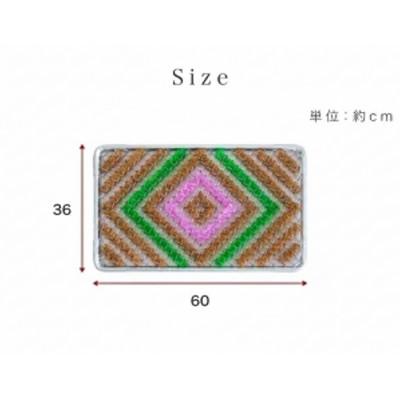 ふるさと納税 海南市 玄関マット 靴裏の泥・雪落とし 36×60cm 5枚セット ピンク BOK100530304 |  | 01