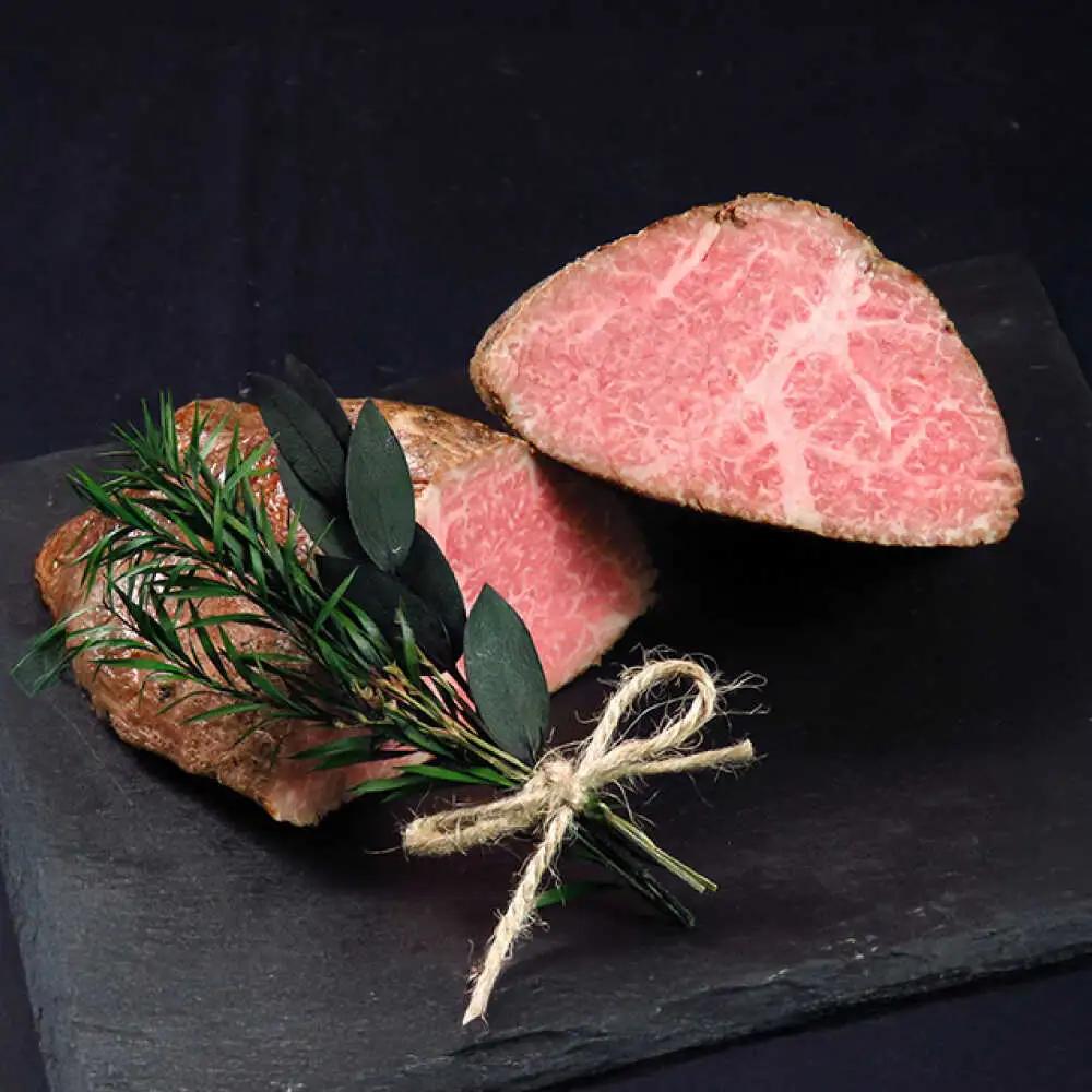 【全6回定期便】国産 博多和牛 A5ランク ローストビーフ 200g×2個 雌 赤身 モモ 肉 牛肉 黒毛和牛 ギフト ロース [ABEN035]