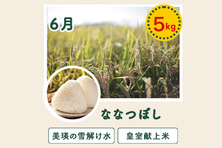 【令和9年産 先行予約】野菜 定期便 5回便 美瑛の四季～唐松（小）～ 美瑛米 アスパラ とうもろこし じゃがいも 玉ねぎ