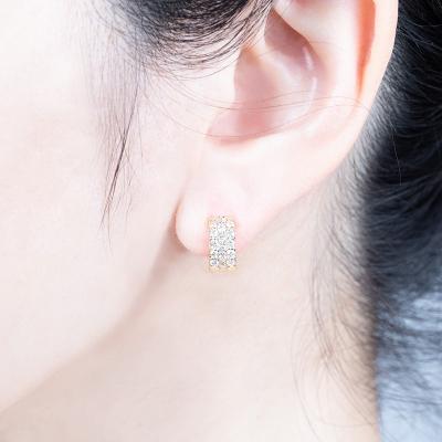 ふるさと納税 甲府市 【ジュエリーの街、山梨県甲府市】ダイヤ0.64ct K18ピアリング　LE358Y |  | 03