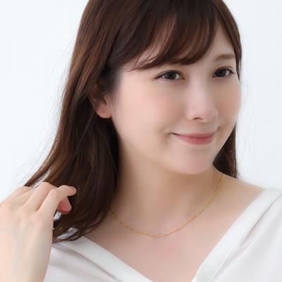 ふるさと納税 山梨県 【山梨県】【ジュエリー】K24 pure gold/ピュアゴールド スクリュー ネックレス　1本 |  | 03