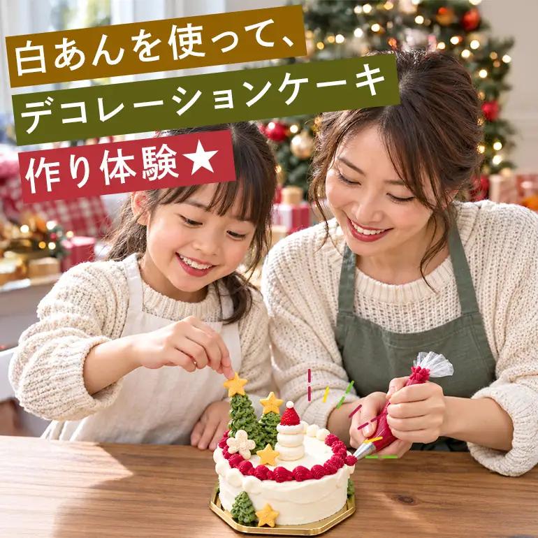 クリスマス 白あんデコレーション体験キット(3号サイズ) UA05-06