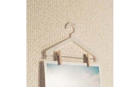 フォトクリップ「エモンカケ」 【乳白】 フォトクリップ 写真 衣紋掛 インテリア 手作り お取り寄せ 