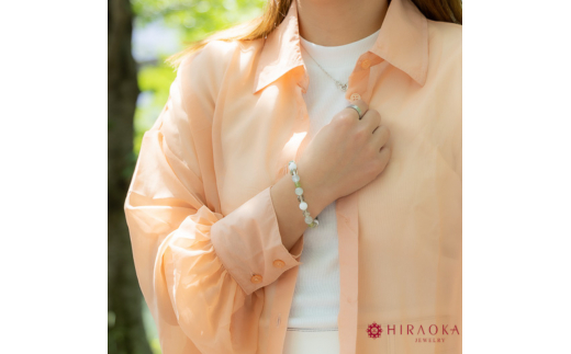 ご縁結びパワーストーンブレスレット(縁結び01)･8mm玉 (18.4cm)