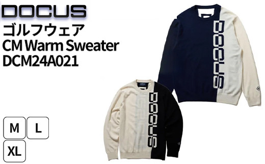 
            ゴルフウェア CM Warm Sweater DCM24A021  | ゴルフ golf ゴルフ用品 スポーツ スポーツ用品 DOCUS ドゥーカス ギフト 贈答 景品 茨城県 古河市 _FW82
          
