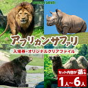 【ふるさと納税】＜セット内容が選べる！＞アフリカンサファリ入園券とオリジナルクリアファイルのセット(入園券(大人・小人)とクリアファイル)チケット 動物園 サファリパーク形動物園 家族旅行 デート 観光【110600200】【九州アフリカ・ライオン・サファリ】