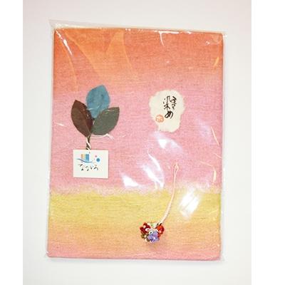 ふるさと納税 泉南市 ●◆手染めスカーフ(暖色系)と和風小花ストラップのセット