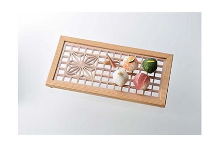 組子細工の和膳「麻の葉」小 秋田杉を使用し職人の技術を尽くしたお膳 大湊文吉商店