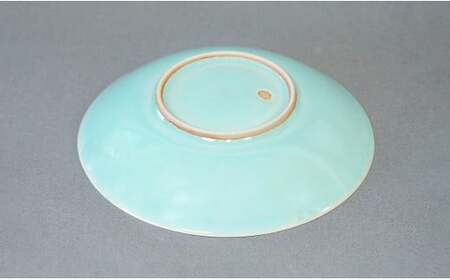 有田焼 翡翠大皿 2枚セット【梶原大敬 茂正工房】 器 うつわ 食器 皿 大皿 パスタ皿 カレー皿 ワンプレート 2枚 セット ペア 青磁 翡翠 青 ブルー グリーン 作家 手仕事 ろくろ シンプル 