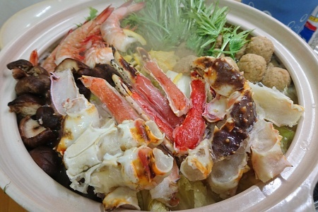 【北海道根室産】生冷凍たらば蟹足3～4肩(計1kg前後) C-54010