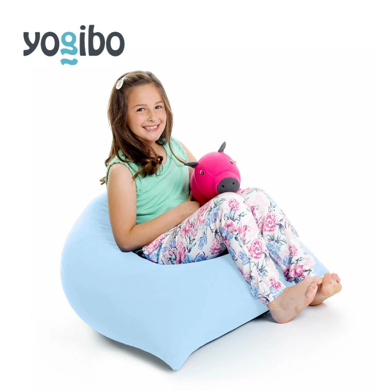 ビーズクッション ヨギボー ピラミッド ペールブルー Yogibo Pyramid 子ども用 小型 三角形 座椅子 持ち運び 洗えるカバー インテリア 快適 ギフト プレゼント おしゃれ 贈り物 結婚祝い 誕生日 おすすめ