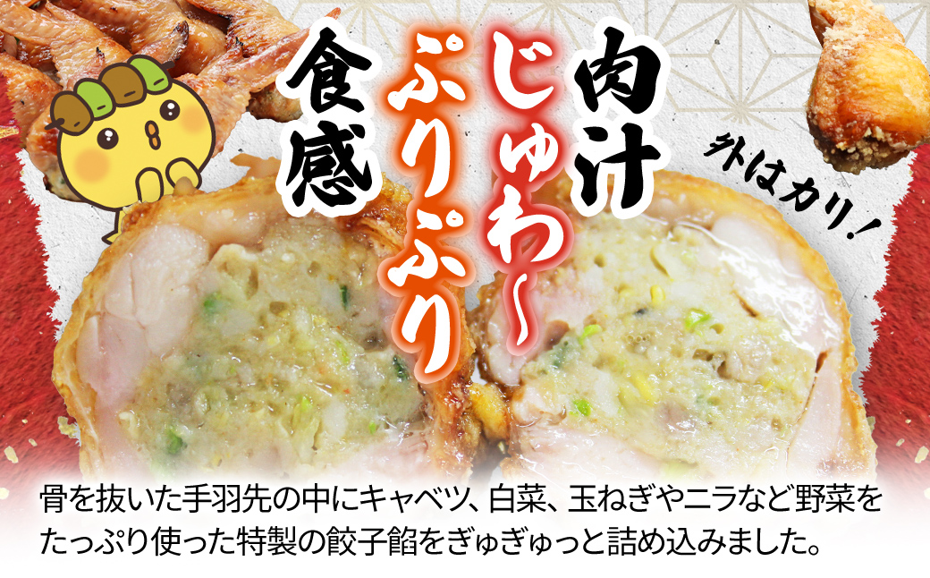 2年連続グルメ大賞受賞 !  手羽先餃子10本セット / 鶏肉専門店「水郷のとりやさん」 / KTRJ023 / 餃子 ぎょうざ てばさき てばさきぎょうざ てばぎょうざ てば 手羽 肉 お肉 手羽先