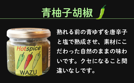 国産 唐辛子 ４種セットA（ 青柚子胡椒 / 一味(鷹の爪) / 青唐辛子味噌 / にんにく味噌 ） 