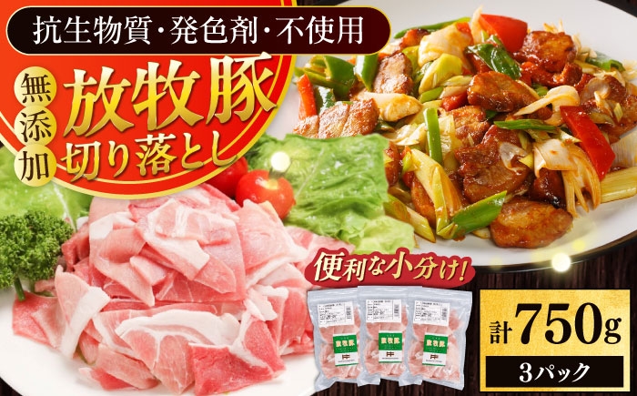 
                  放牧豚 切落し 計750g（250g×3）《厚真町》　【ファーマーズファクトリー株式会社】 小分け 冷凍 北海道 [AXBA118] 10000 1万
                
