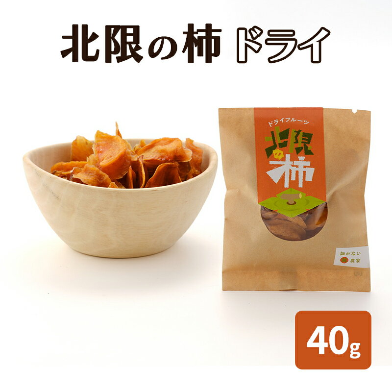 【ふるさと納税】北限の柿 ドライ 40g 柿のドライフルーツ 秋田県産 お菓子 スイーツ 　お届け：2026年2月1日～2026年2月28日