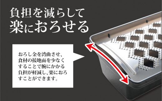 ステンレス製おろし金　ふわっとおろしてみま専科 調理器具 キッチン用品 燕三条製【010P091】