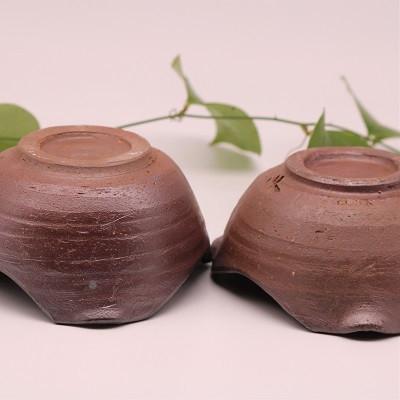 ふるさと納税 備前市 備前焼花形小鉢2個セット(登り窯) |  | 02