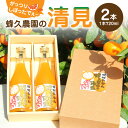 【ふるさと納税】【限定】蜂久農園の清見がっつりしぼったでぇ 720ml×2