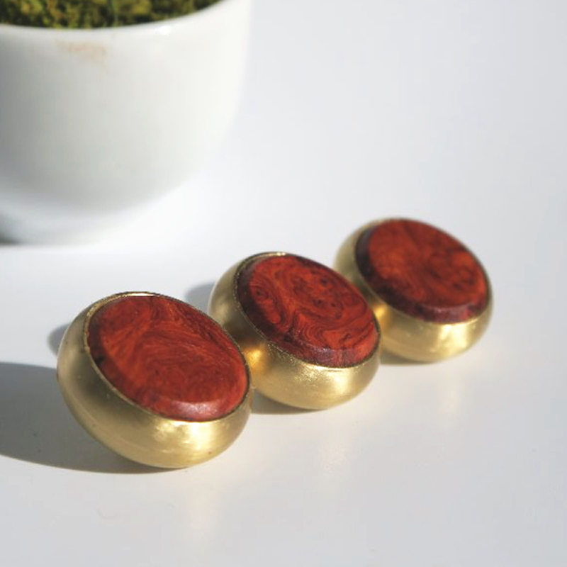 木製ピストンボタン Y型（真鍮削り出し） Y型 真鍮削り出し 選べる 素材 花林コブ材 ローズウッド材 トランペット フリューゲルホルン コルネット ピッコロトランペット 木製 ピストンボタン 重量型