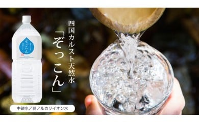 
四国カルスト天然水ぞっこん 500ml(24本入り)×4ケース 計96本
