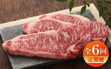 【全6回定期便】【数量限定】【GI認証】くまもとあか牛サーロインステーキ 約200g×3枚 / 菊陽町 あかうし 熊本県 肉 にく niku ブランド 旨み【有限会社 三協畜産】[BHAS067]