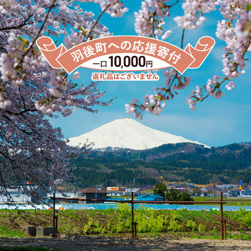 【ふるさと納税】【返礼品なし】秋田県羽後町への寄付 応援 支援 寄附のみ 10,000円【羽後町ふるさと納税】