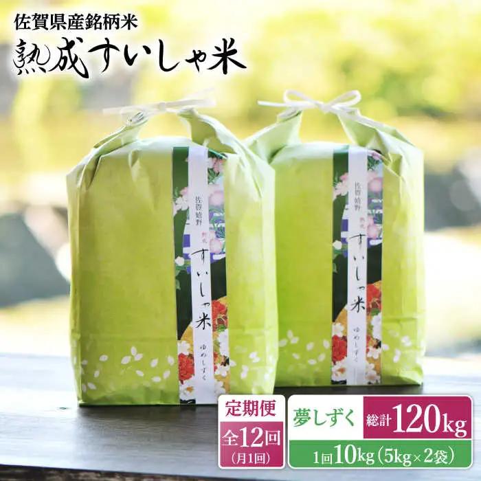 【定期便】 白米 夢しずく10kg NAO053 全12回 白米