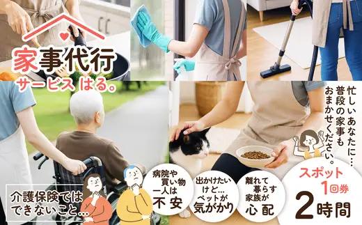 家事代行サービス　スポット　2時間／回　100P8405