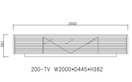 ENN 200 テレビボード WN