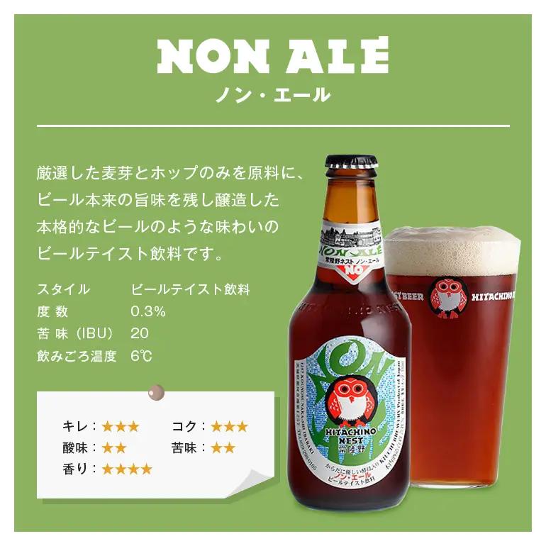 【ふるなびWEEK対象】クラフトビール 常陸野 ネスト ノン・エール 8本セット A08-020