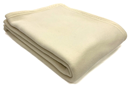 繊維の宝石カシミヤ入り あったかウール毛布(毛羽部分) シングルサイズ (約140×200cm) CW10S [4499]