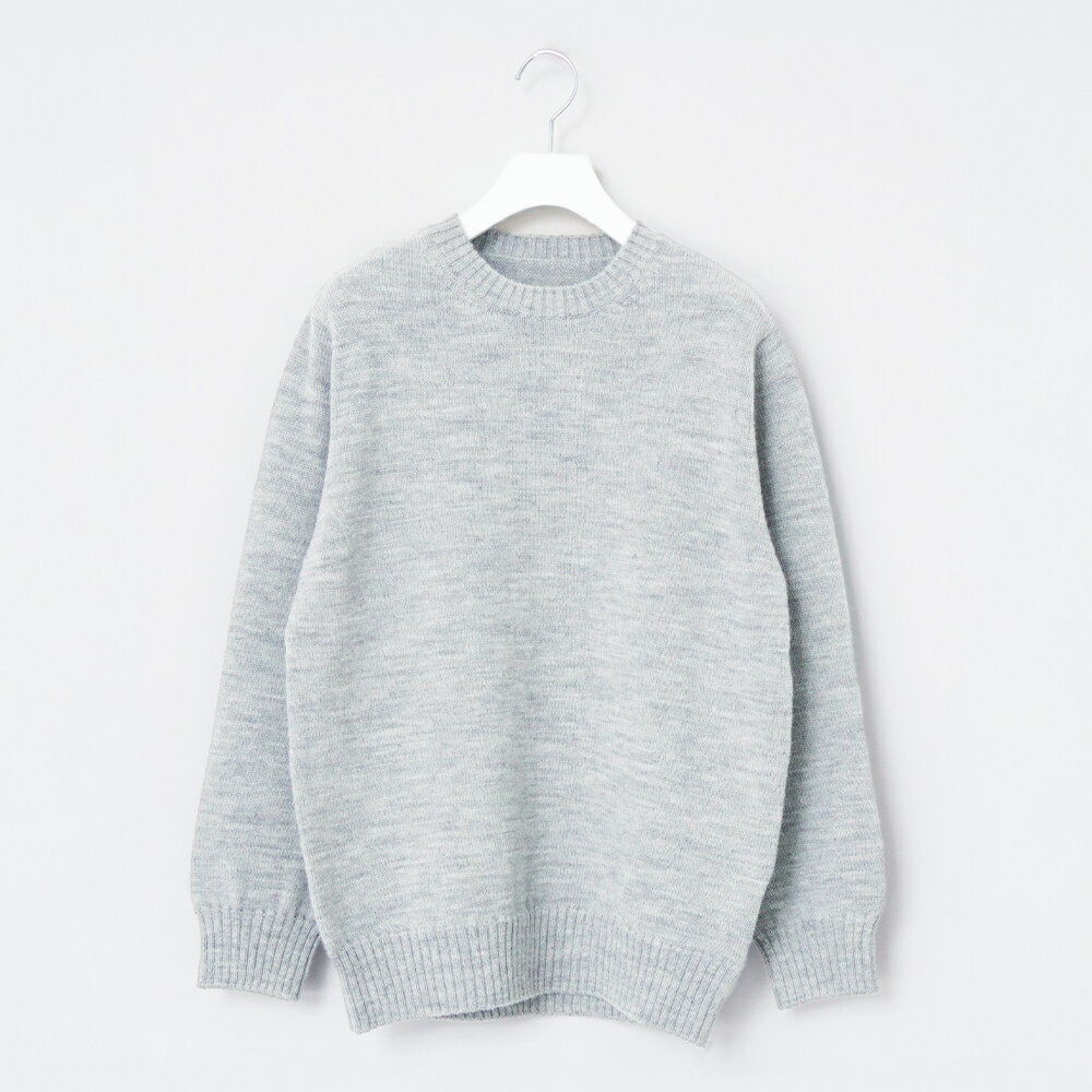 【ふるさと納税】 ≪順次発送≫ 【Yonetomi】SHETLAND WOOL PULLOVER ライトグレー GRAY 服 洋服 ユニセックス メンズ レディース ブランド 山形県 山辺町 送料無料 yt-swplg-sn ※沖縄・離島への配送不可