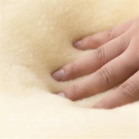 【メリノウールロング シングルサイズ ナチュラルホワイト】140×200cm 大阪府忠岡町産【1512533】