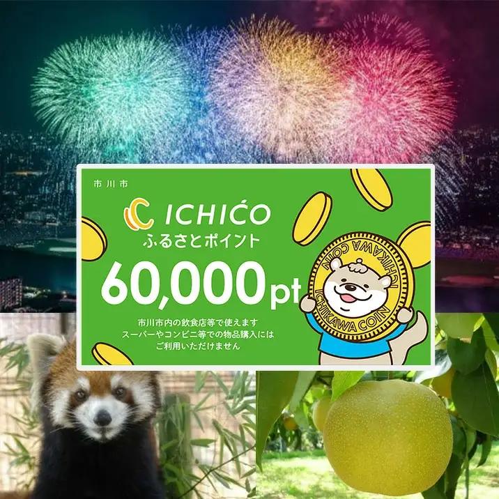 デジタル地域通貨ICHICOふるさとポイント60,000pt　【12203-0285】