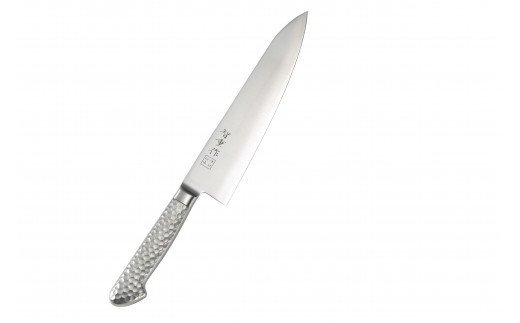 【ふるさと納税】智重作 スウェーデン鋼割込 牛刀 210mm【 包丁 オールステンレス 抗菌 キッチン 料理 新潟県 燕市 燕三条 】