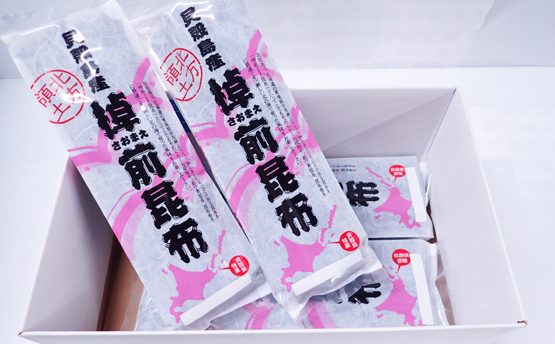 【北海道根室産】棹前昆布150g×4P A-14278